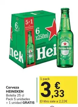 Carrefour Express HEINEKEN Cerveza oferta