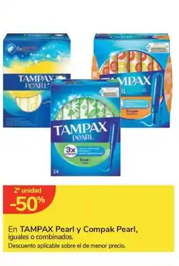 Carrefour Express TAMPAX En Pearl y Compak Pearl oferta