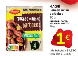 Carrefour Express MAGGI Labean urtsu barbakoa oferta