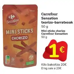 Carrefour Express Carrefour Sensation txorizo-barratxoak oferta