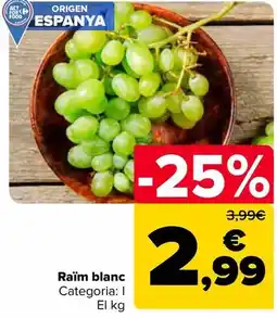 Carrefour Uva blanca oferta