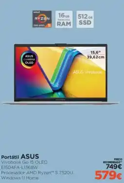 El Corte Inglés ASUS Portátil oferta