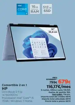 El Corte Inglés HP Convertible 2 en 1 oferta