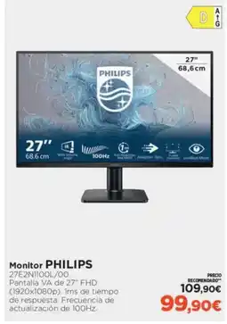 El Corte Inglés PHILIPS Monitor oferta