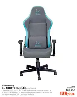 El Corte Inglés EL CORTE INGLÉS Silla Gaming oferta