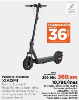 El Corte Inglés XIAOMI Patinete eléctrico oferta