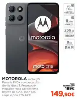 El Corte Inglés MOTOROLA oferta