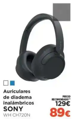 El Corte Inglés SONY Auriculares de diadema inalámbricos oferta