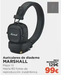 El Corte Inglés MARSHALL Auriculares de diadema oferta