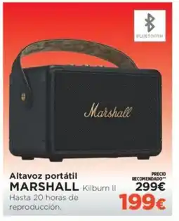 El Corte Inglés MARSHALL Altavoz portátil oferta