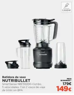 El Corte Inglés NUTRIBULLET Batidora de vaso oferta