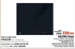 El Corte Inglés FAGOR Placa inducción oferta