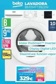 Electrocash Beko - lavadora bmwft3922w oferta