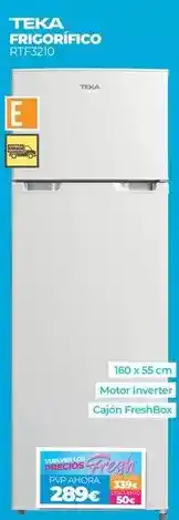 Electrocash Teka - frigorífico rtf3210 oferta