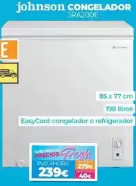 Electrocash Johnson - congelador jra200e oferta