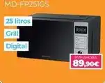 Electrocash Daewoo - microondas md-fp251gs oferta