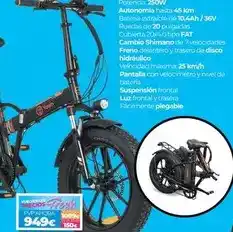 Electrocash Youin - bicicleta texas bg-1200 oferta