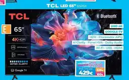 Electrocash Tcl - led 65 64p6k oferta
