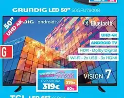 Electrocash Grundig - led 50'' oferta