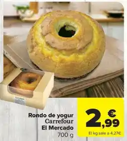 Carrefour Market Rondo de yogur Carrefour El Mercado oferta