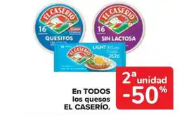 Carrefour Market EL CASERÍO En todos los quesos oferta