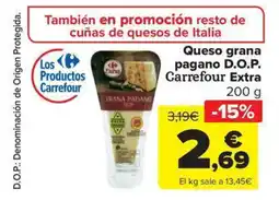 Carrefour Market Queso grana pagano D.O.P. Carrefour Extra oferta