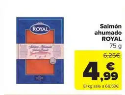Carrefour Market ROYAL Salmón ahumado oferta