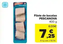 Carrefour Market PESCANOVA Filete de bacalao oferta