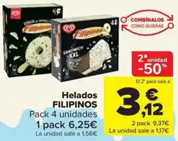 Carrefour Market FILIPINOS Helados oferta