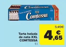 Carrefour Market COMTESSA Tarta helada de nata XXL oferta