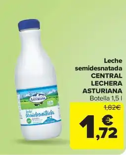 Carrefour Market ASTURIANA Leche semidesnatada central lechera oferta