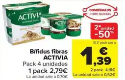 Carrefour Market ACTIVIA Bífidus fibras oferta
