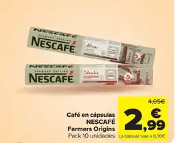 Carrefour Market NESCAFÉ Café en cápsulas Farmers Origins oferta