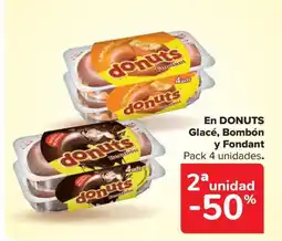 Carrefour Market DONUTS En Glacé, Bombón y Fondant oferta