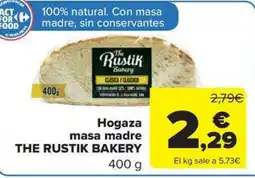 Carrefour Market THE RUSTIK BAKERY Hogaza masa madre oferta