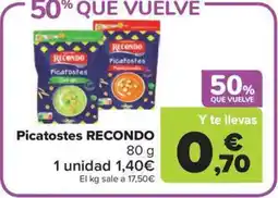 Carrefour Market RECONDO Picatostes oferta