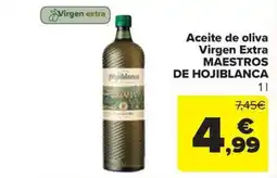 Carrefour Market MAESTROS DE HOJIBLANCA Aceite de oliva Virgen Extra oferta