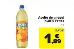 Carrefour Market KOIPE Aceite de girasol Fritos oferta