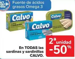 Carrefour Market CALVO En todas las sardinas y sardinillas oferta