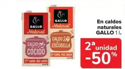 Carrefour Market GALLO En caldos naturales oferta