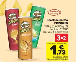 Carrefour Market PRINGLES Snack de patata oferta