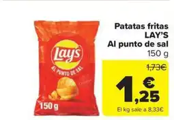 Carrefour Market LAY'S Patatas fritas Al punto de sal oferta