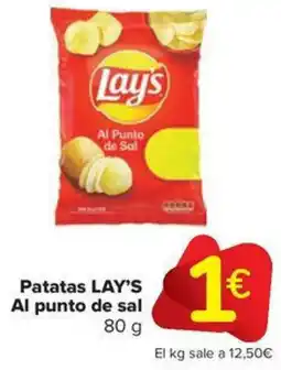 Carrefour Market LAY'S Patatas Al punto de sal oferta