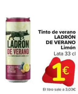 Carrefour Market LADRÓN DE VERANO Tinto de verano Limón oferta