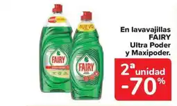 Carrefour Market FAIRY En lavavajillas Ultra Poder y Maxipoder. oferta