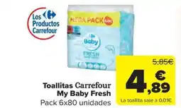 Carrefour Market Toallitas Carrefour My Baby Fresh oferta