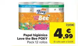 Carrefour Market FOXY Papel higiénico Love the Bee oferta