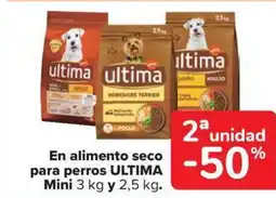 Carrefour Market ULTIMA En alimento seco para perros Mini oferta