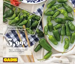 Gadis Pemento Doce Variedade Padrón oferta