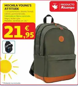 Alcampo Mochila young's attitude oferta